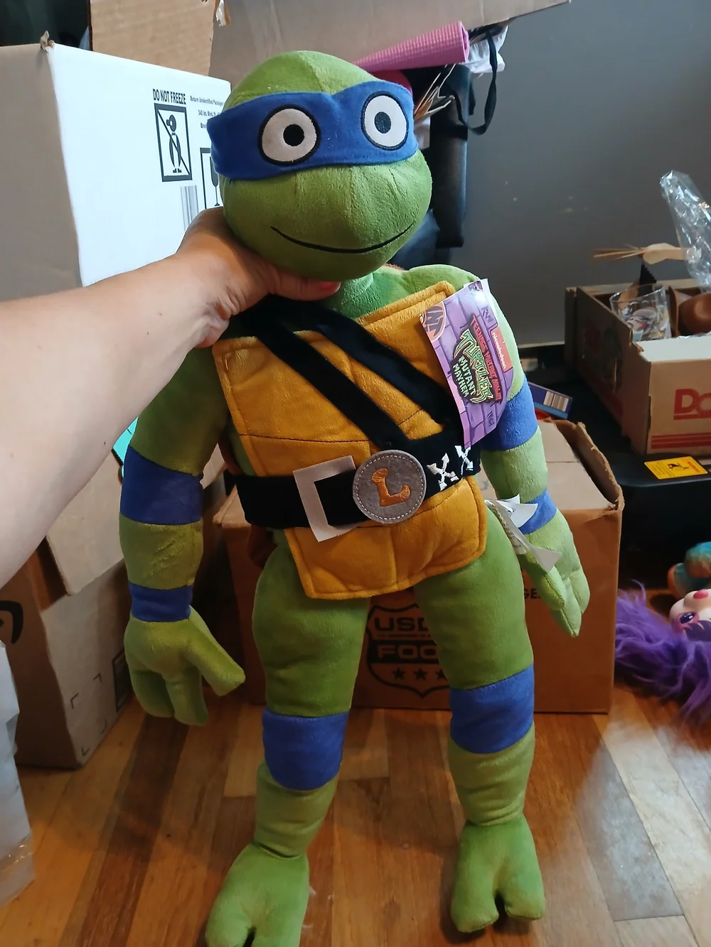 Teenage Mutant Ninja Turtles Leonardo Plush 24” Large TMNT